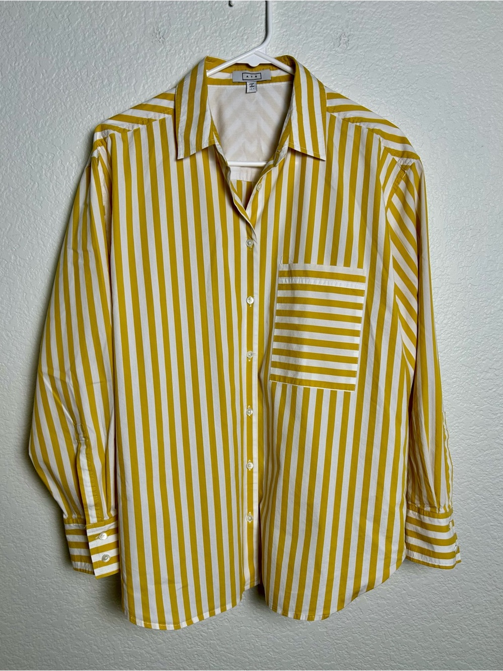 AYR Yellow/White Stripe